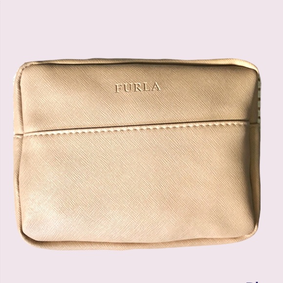 FURLA Crossgrain Cosmetics Bag - Picture 2 of 4